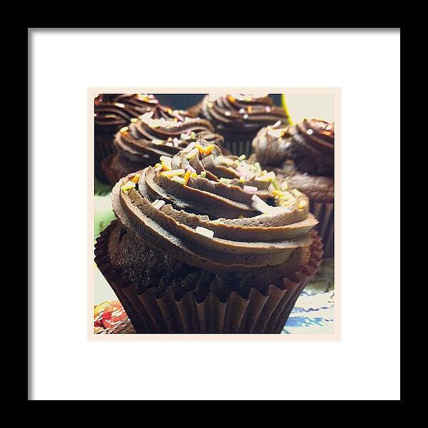 Cupcake Framed Print featuring the photograph Mmmm Favorites by Sam Cottenden