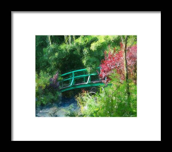 Monet Framed Print featuring the photograph Monet's Garden by Diana Haronis