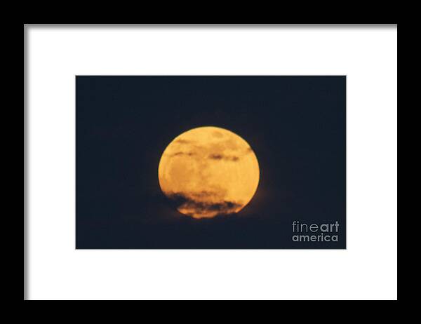  Framed Print featuring the photograph Moon by William Norton