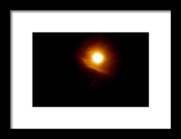 Sky Framed Print featuring the photograph Moonlight by Joe Burns