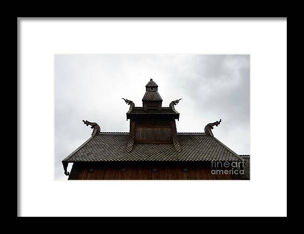 Moorhead Stave Church Framed Print featuring the photograph Moorhead Stave Church 3 by Cassie Marie Photography