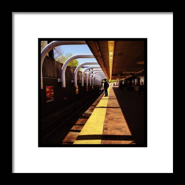 Boston Framed Print featuring the photograph Morning Commute by Adam Lawrence