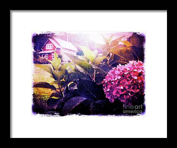 Garden Framed Print featuring the digital art Morning Glory by Kevyn Bashore
