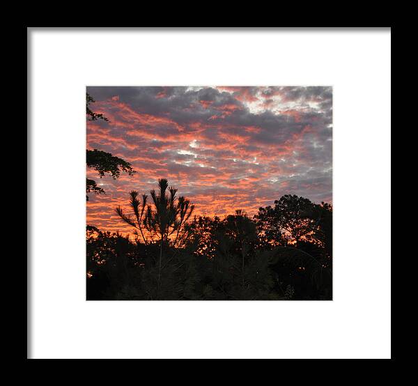 Sunrise Framed Print featuring the photograph Morning Inspiration by Sandy Poore
