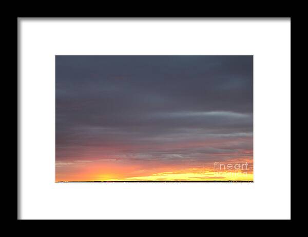 Landscape Framed Print featuring the photograph Morning Sunrise by Donna L Munro