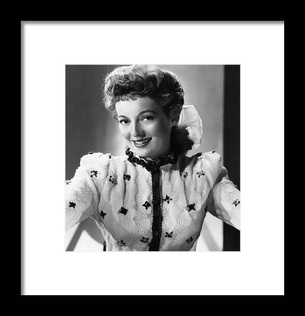 1940s Portraits Framed Print featuring the photograph Mrs. Mike, Evelyn Keyes, 1949 by Everett