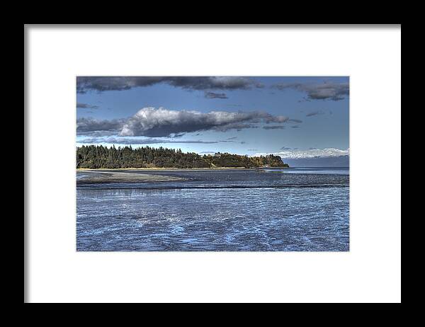 Mud Bay Framed Print featuring the photograph Mud Bay by Michele Cornelius