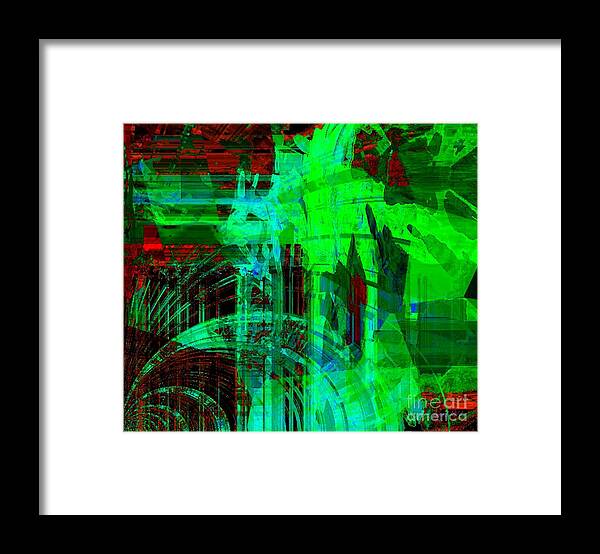 Fania Simon Framed Print featuring the mixed media My Energy While Screaming - I Got It - I Got It - Thank God - I Got It by Fania Simon