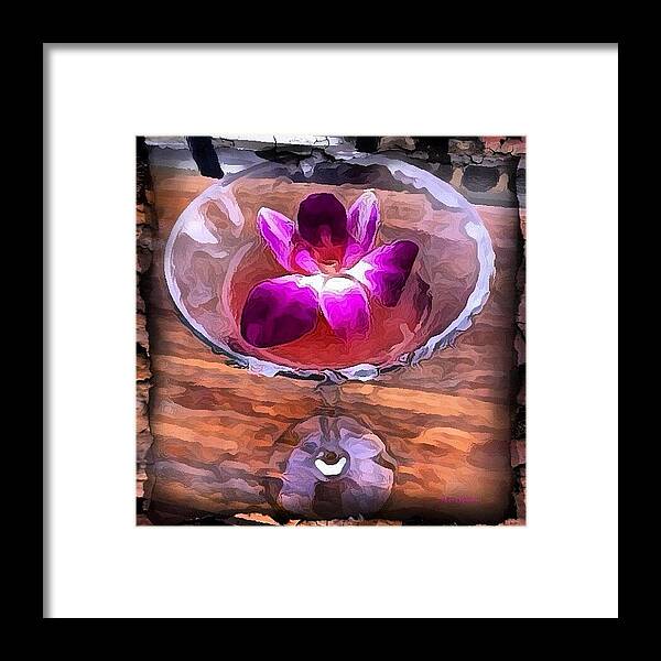  Framed Print featuring the photograph My Summer-time Refreshment by Chris 👀valencia💋