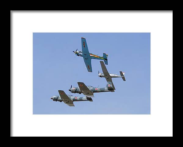 Airplane Framed Print featuring the photograph Nanchang CJ-6 Pitch Up by Brian Lockett