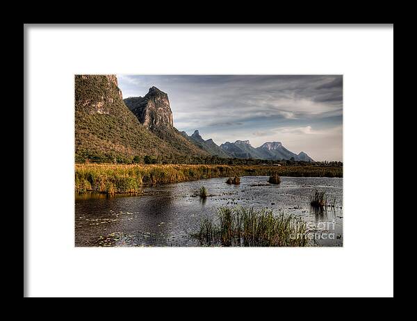 National Park Framed Print featuring the photograph National Park Thailand by Adrian Evans