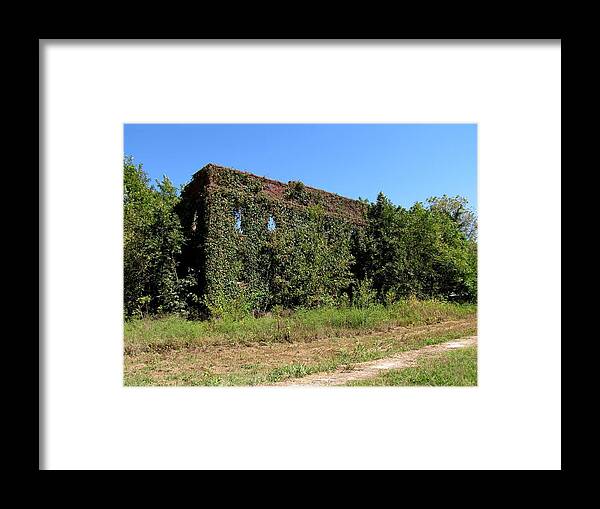 Ghost Town Framed Print featuring the photograph Neosho Falls Ghost Town by Keith Stokes