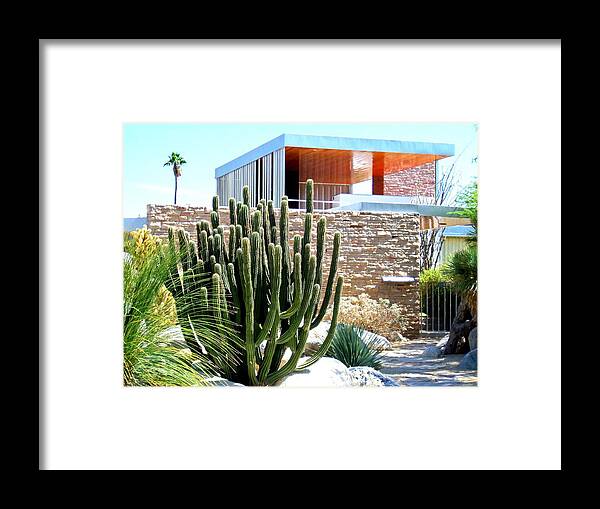 Architecture Framed Print featuring the photograph Neutra's Kaufmann House by Randall Weidner