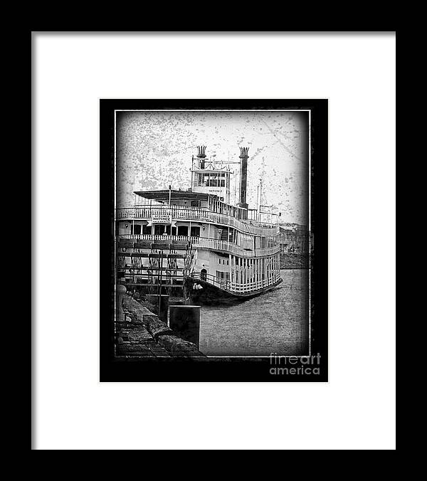 New Orleans Framed Print featuring the photograph New Orleans Steamboat by Jeanne Woods