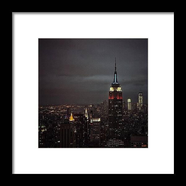 Iphoneonly Framed Print featuring the photograph New York - New York by Joel Lopez