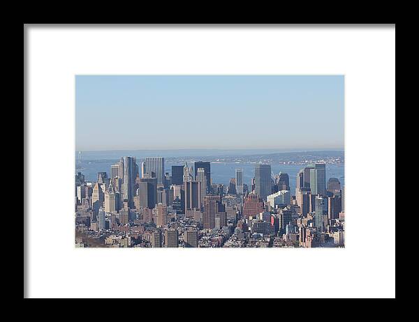 New York Framed Print featuring the photograph New York Skyline by David Grant