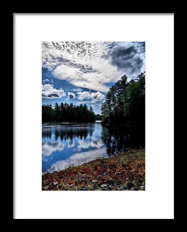 Lake Framed Print featuring the photograph NH Lake 2 by Edward Myers