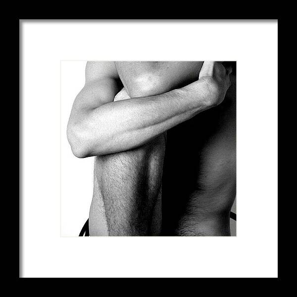  Framed Print featuring the photograph Nude 03 by Ray Hetzel