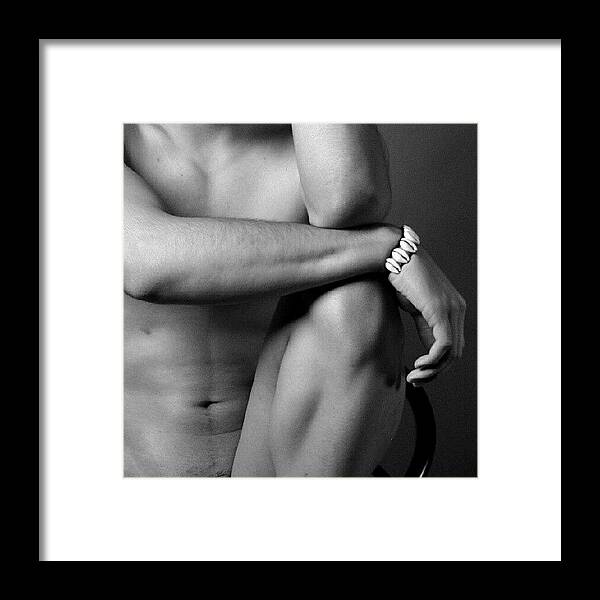  Framed Print featuring the photograph Nude 32 by Ray Hetzel