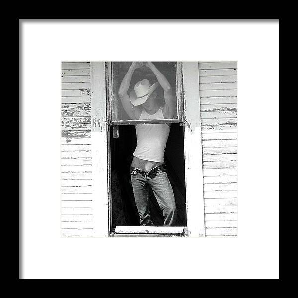  Framed Print featuring the photograph Nude 40 by Ray Hetzel