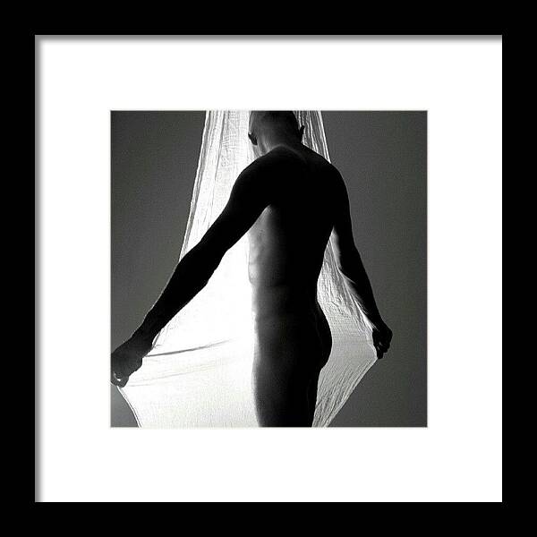  Framed Print featuring the photograph Nude 8 by Ray Hetzel