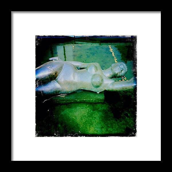  Framed Print featuring the photograph Nude Lady by Henk Goossens