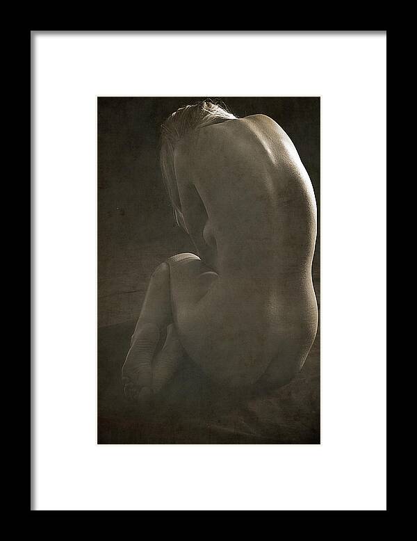 Art-nude Framed Print featuring the photograph Nude Study by David Quinn