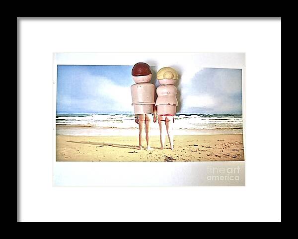 Little Framed Print featuring the photograph Nudists by Ricky Sencion