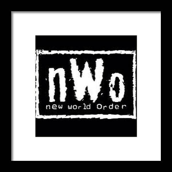 Wcw Framed Print featuring the photograph nWo by Carlos Shabo