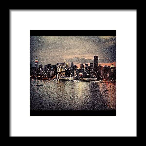 Nyc Framed Print featuring the photograph NYC by Masood Ahmed