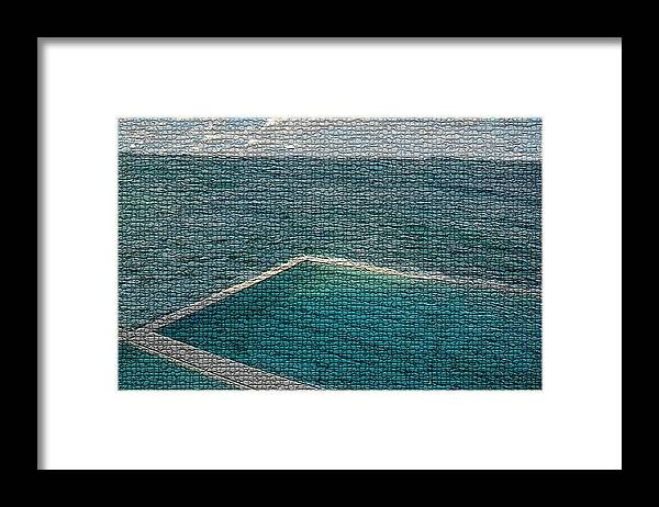 Pool Framed Print featuring the photograph Ocean Pool by Paula Greenlee