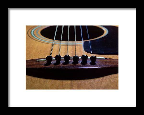 Guitar Framed Print featuring the photograph Odd Man Out by Joe Kozlowski