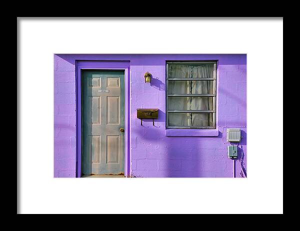 Building Framed Print featuring the photograph Office Color by Steven Ainsworth