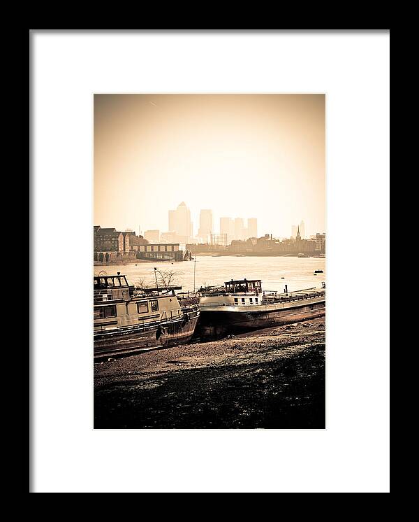 London Framed Print featuring the photograph Old and New London Town by Lenny Carter