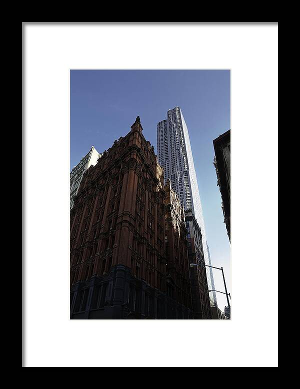 New York Framed Print featuring the photograph Old and New by Paul Plaine