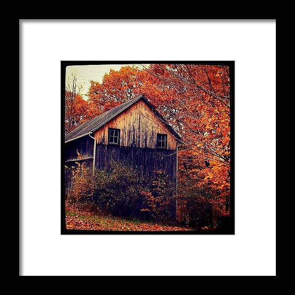 Barn Framed Print featuring the photograph Old Barn by Justin Connor