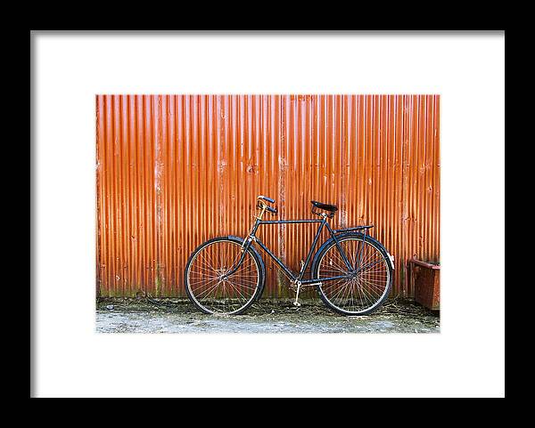 Bicycle Framed Print featuring the photograph Old Bike by Jim Orr