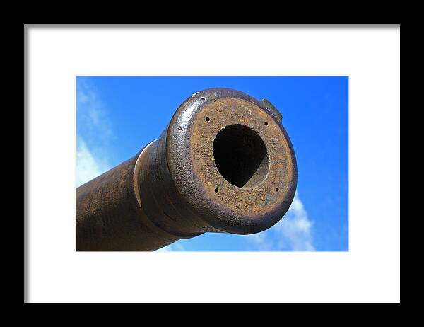 Cannon Framed Print featuring the photograph Old cannon by Matthias Hauser