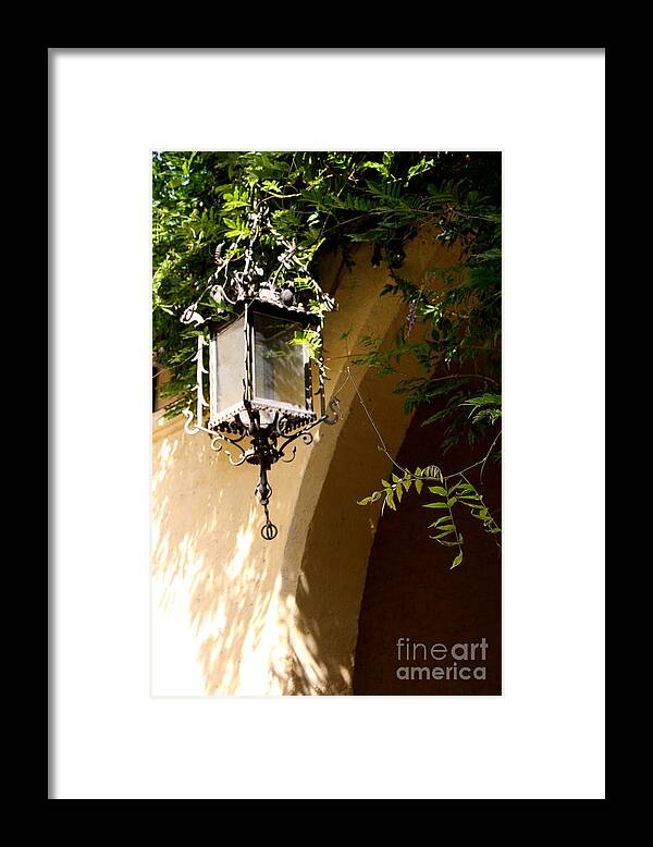 Lantern Framed Print featuring the photograph Old Lantern by Christiane Schulze Art And Photography