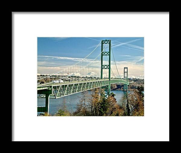 Old Framed Print featuring the photograph Old Narrows Bridge by Rob Green