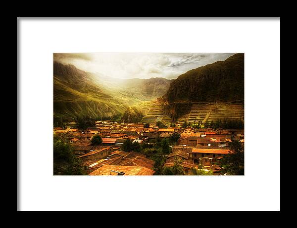 Valley Framed Print featuring the photograph Ollantaytambo by Stuart Deacon