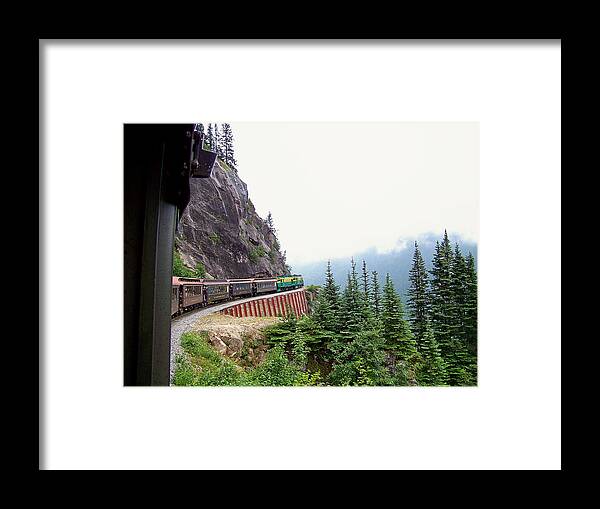 Alaska Framed Print featuring the photograph On the Edge by Judy Wanamaker