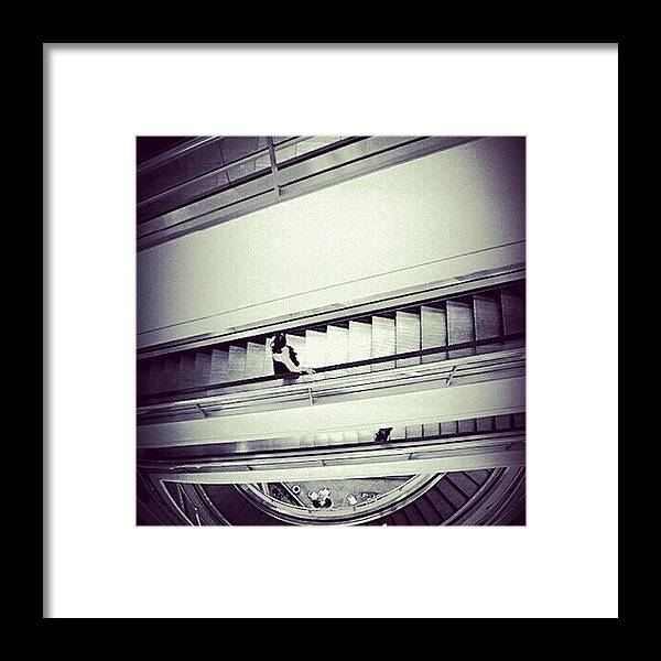 Blackandwhite Framed Print featuring the photograph On The Move Again. #blackandwhite #bw by Mary Carter