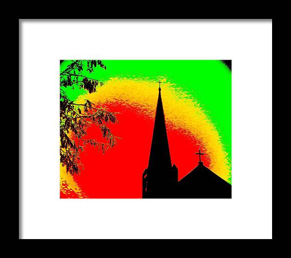 Church Framed Print featuring the photograph One Love by Chris Berry