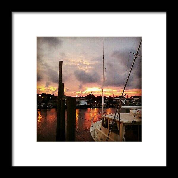 Foto Framed Print featuring the photograph One Summer Night by Sarah Booth