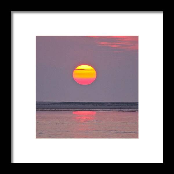 Sun Framed Print featuring the photograph Orange Glow  by Justin Connor