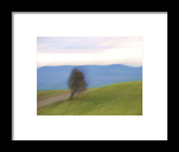 Country Road Framed Print featuring the photograph Oregon Country Road by Carol Leigh