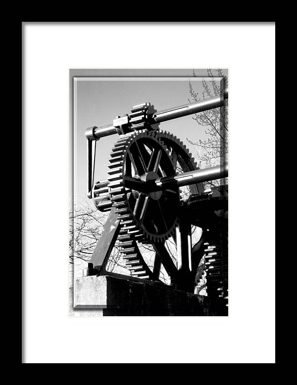 Gears Framed Print featuring the photograph Outer Workings by Greg Fortier