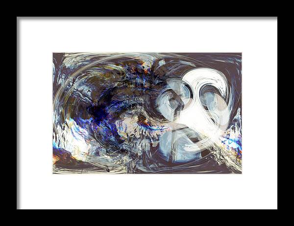 Ouside Of This Framed Print featuring the digital art Outside Of This by Linda Sannuti