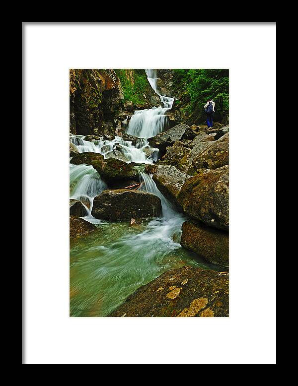 Alaska Framed Print featuring the photograph Over the Rocks by Edward Kovalsky